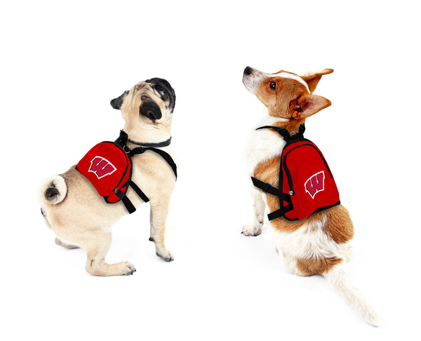 Littlearth University Of Wisconsin Pet Mini Backpack