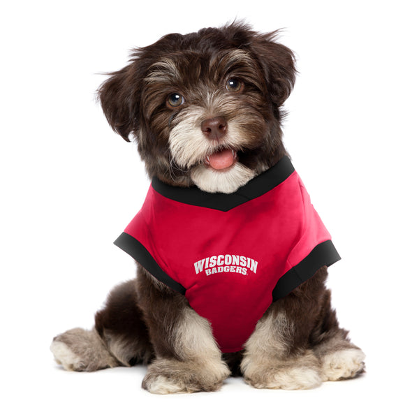 Littlearth University Of Wisconsin Pet Performance Tee Shirt