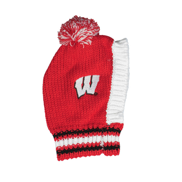 littlearth University of Wisconsin Team Pet Knit Hat
