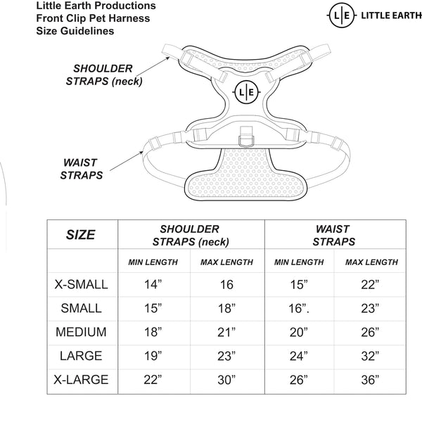 Littlearth Vegas Golden Knights Front Clip Pet Harness