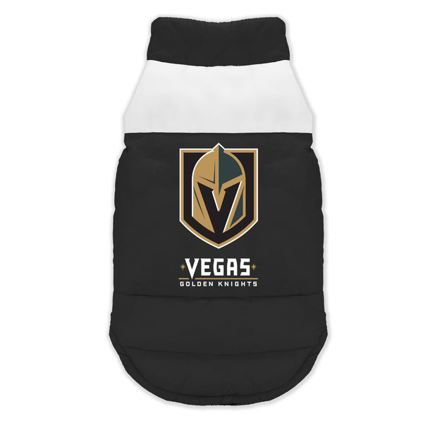 littlearth Vegas Golden Knights Pet Parka Puff Vest