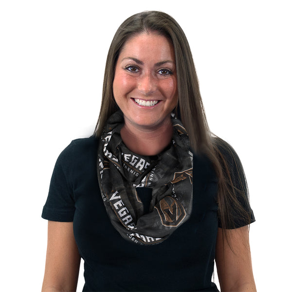 Littlearth Vegas Golden Knights Sheer Infinity Scarf