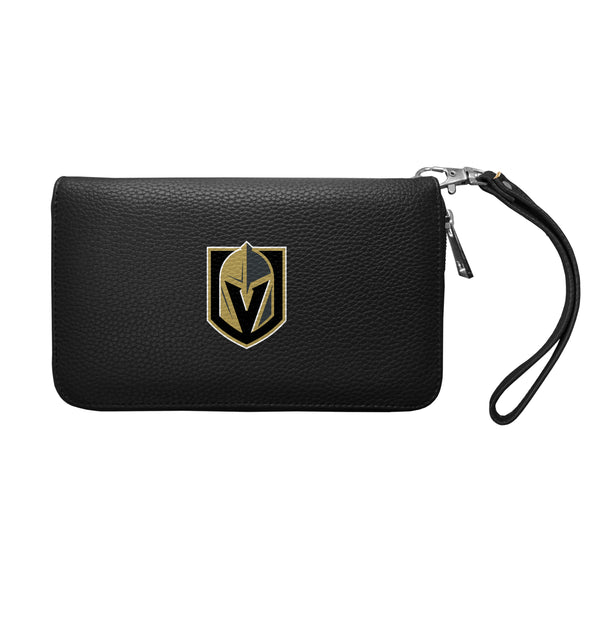 littlearth Vegas Golden Knights Zip Organizer Wallet Pebble