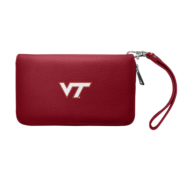 littlearth Virginia Tech Zip Organizer Wallet Pebble