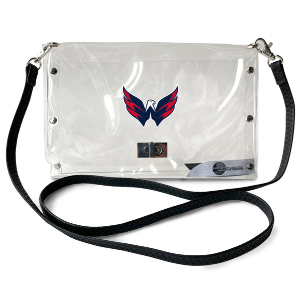 littlearth Washington Capitals Clear Envelope Purse