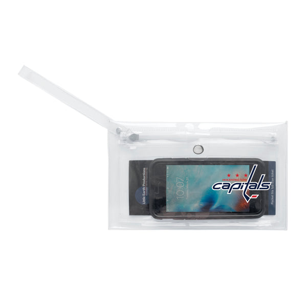 Littlearth Washington Capitals Clear Ticket Wristlet