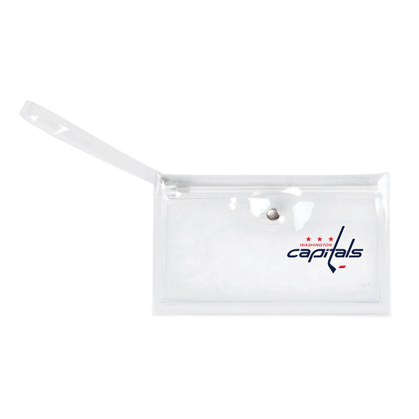 littlearth Washington Capitals Clear Ticket Wristlet