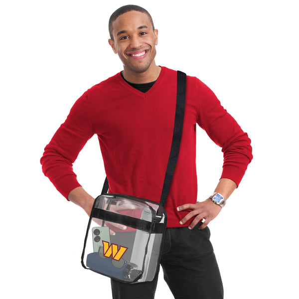 Littlearth Washington Commanders Clear Carryall Crossbody