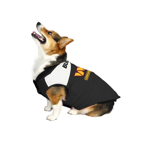 Littlearth Washington Commanders Custom Pet Parka Puff Vest