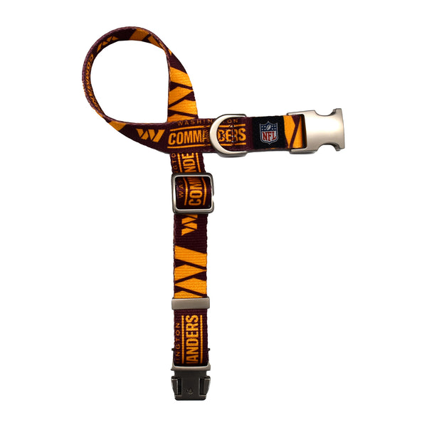 littlearth Washington Commanders Premium Pet Collar