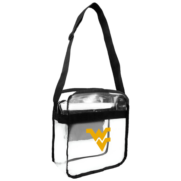 littlearth West Virginia University Clear Carryall Crossbody