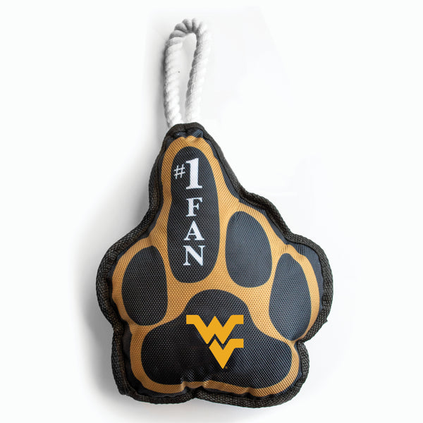 littlearth West Virginia University Super Fan Pet Toy