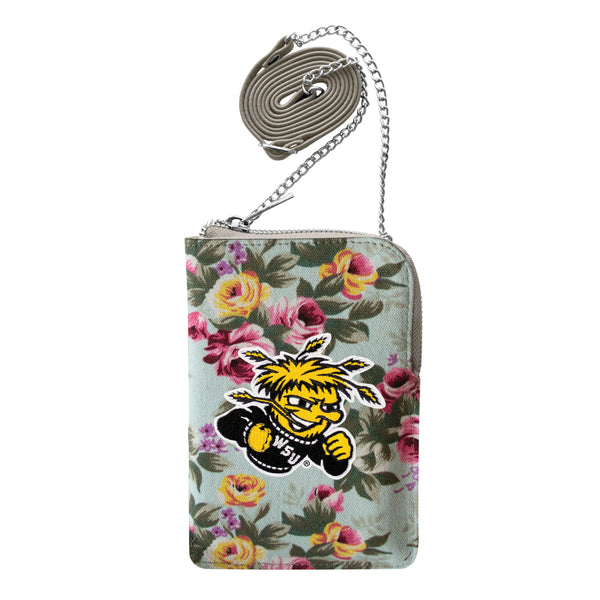 littlearth Wichita State University Canvas Floral Smart Purse