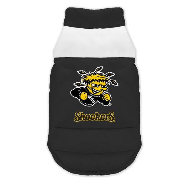 littlearth Wichita State University Pet Parka Puff Vest