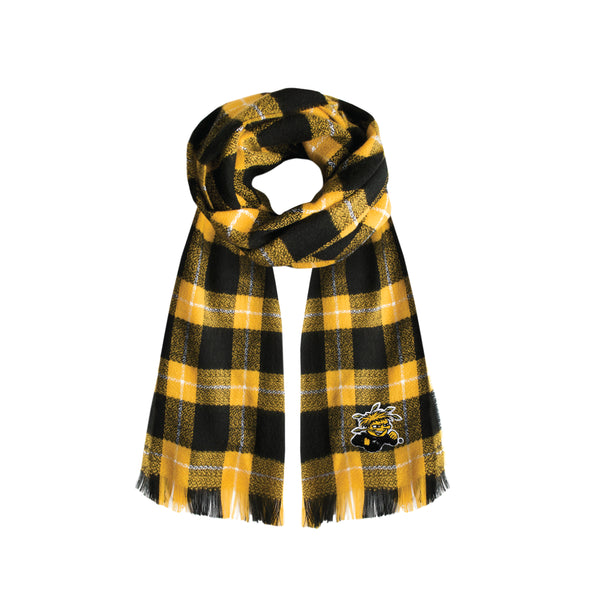 littlearth Wichita State University Plaid Blanket Scarf