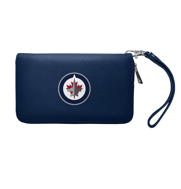 littlearth Winnipeg Jets Zip Organizer Wallet Pebble