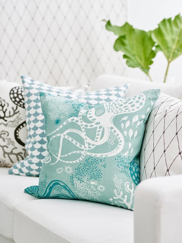 Littlephant Fabric - Aquatic -Blue/blue -Tariffcode 5209590099/Origin CN