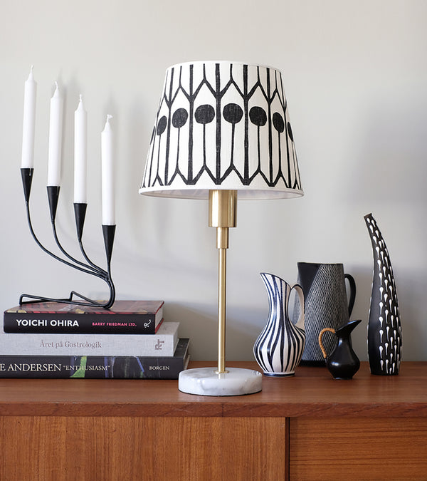 Littlephant Feathers Ebony/Black - Lampshade Medium