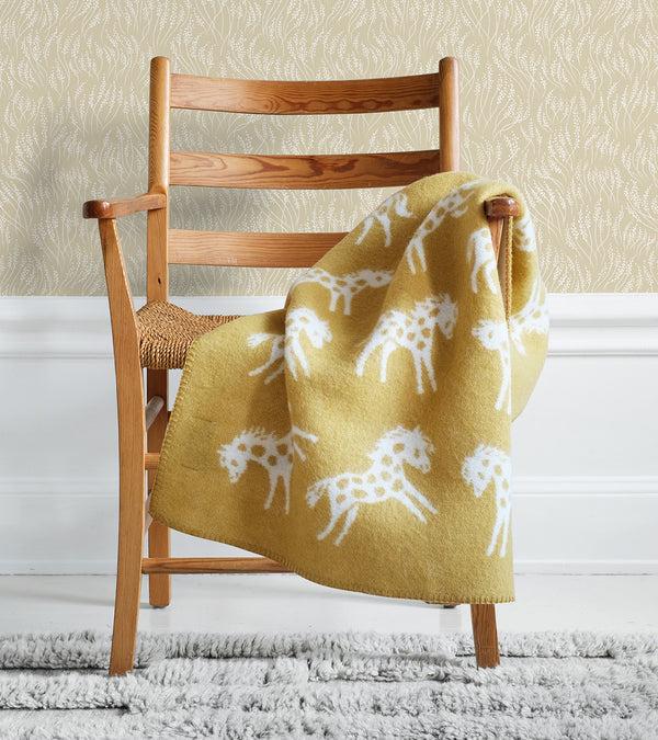 Littlephant Meadow Honey Yellow - Wallpaper