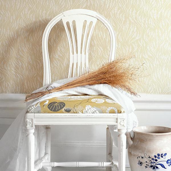 Littlephant Meadow Honey Yellow - Wallpaper