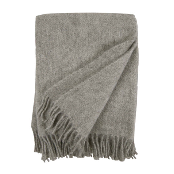 littlephant Organic Wool Throw Pebble