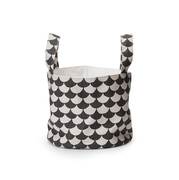 littlephant Waves Black/Grey - Small Soft Basket