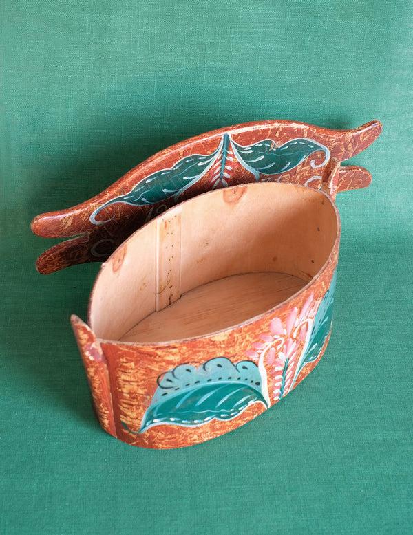 Littlephant Vintage Birchwood Box - Kurbits From 1936
