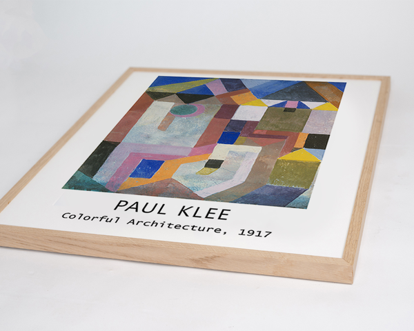 Liv Corday Colorful Architecture By Paul Klee Poster