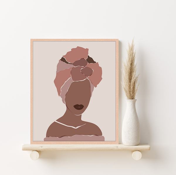 Liv Corday Abstract African Woman