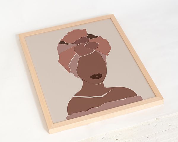 Liv Corday Abstract African Woman