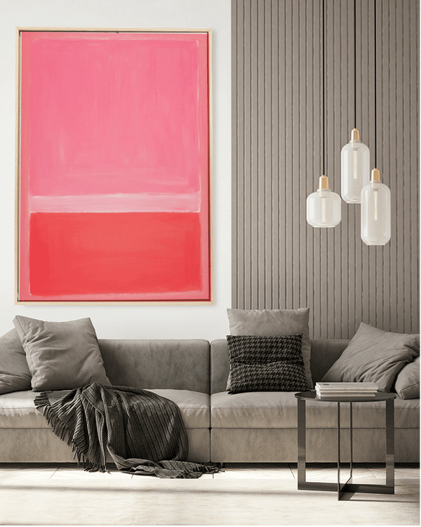 Liv Corday Abstract Art In Pink