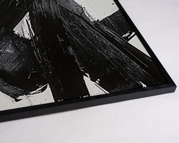 Liv Corday Abstract Black Brushes