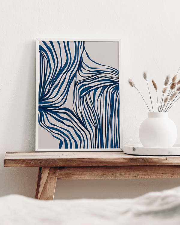 Liv Corday Abstract Blue