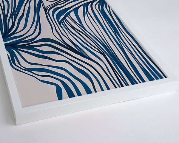 Liv Corday Abstract Blue