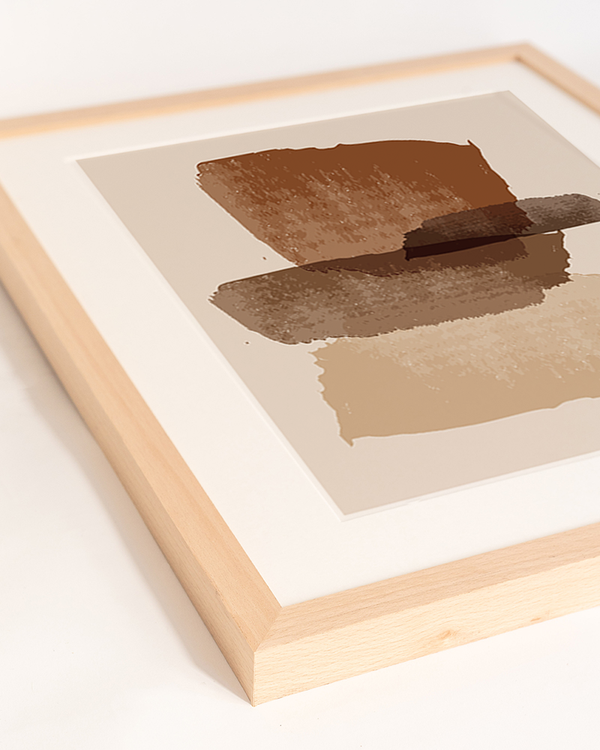 Liv Corday Abstract Brown Shapes