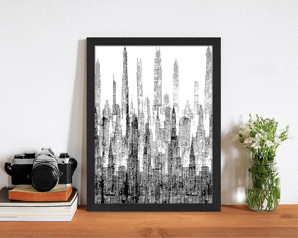 Liv Corday Abstract Cityscape