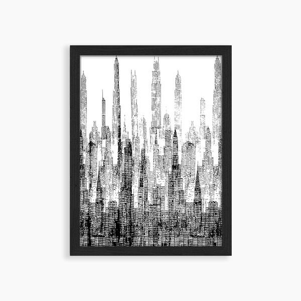 liv corday Abstract Cityscape