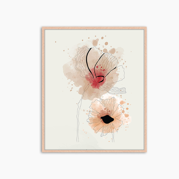 liv corday Abstract Flowers