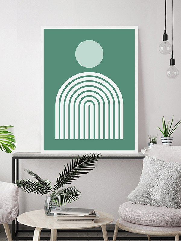 Liv Corday Abstract Green