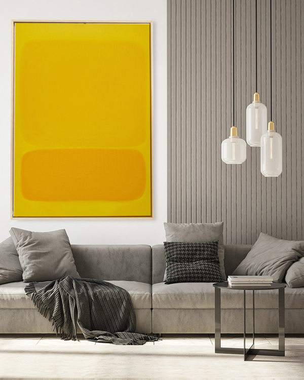 Liv Corday Abstract In Yellow