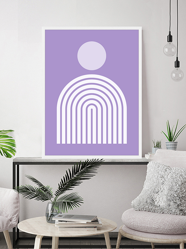 Liv Corday Abstract Lilac