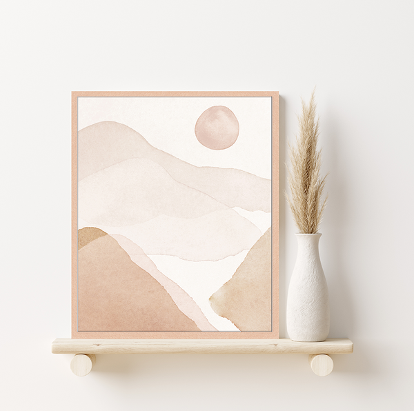 Liv Corday Abstract Mountain Landscape