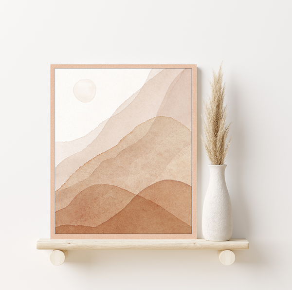 Liv Corday Abstract Mountains