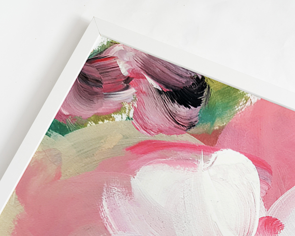 Liv Corday Abstract Pink Flower