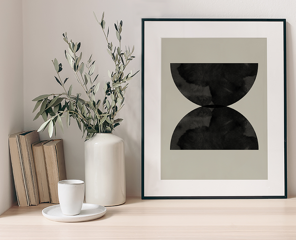 Liv Corday Abstract Sand Clock