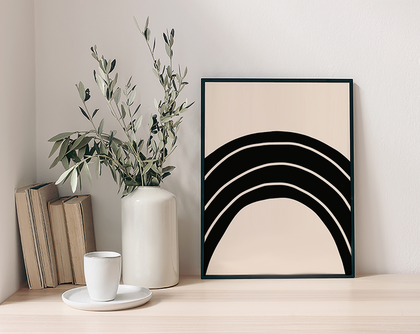 Liv Corday Abstract Scandinavian Rainbow