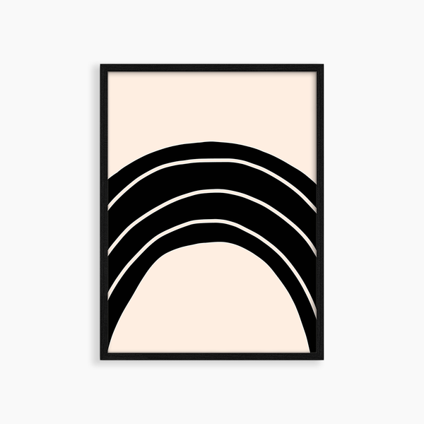 liv corday Abstract Scandinavian Rainbow