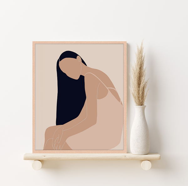 Liv Corday Abstract Woman Silhouette