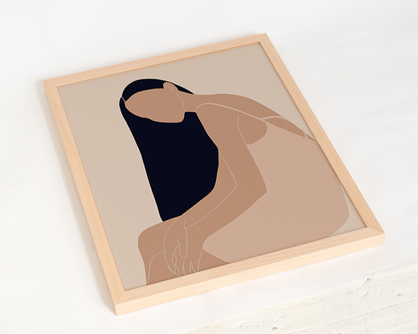 Liv Corday Abstract Woman Silhouette