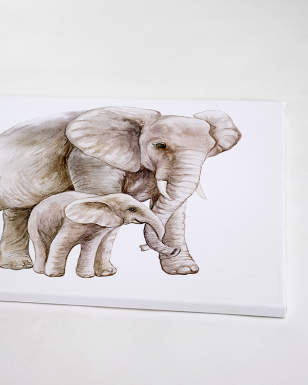 Liv Corday African Elephant With A Child